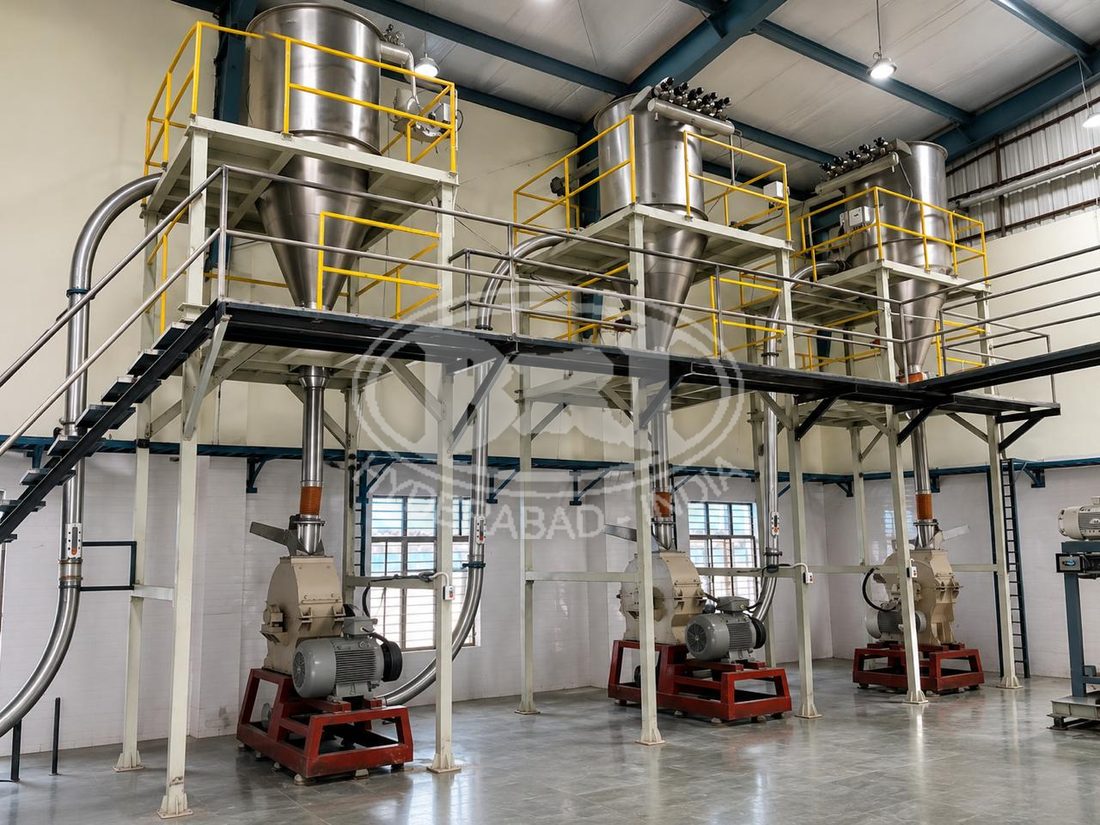 3 Operation Pneumatic Chilly Plant