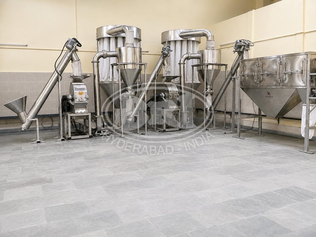 Two Operation Coriander Plant with Siever in Stainless Steel 304 Grade